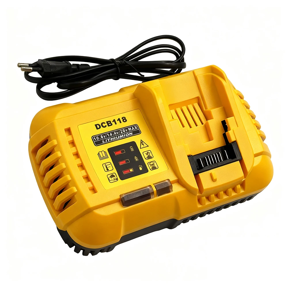 

НОВОЕ зарядное устройство для Dewalt DCB118, 20 В, 6 А, быстрое зарядное устройство, литиевая батарея, электрические инструменты, электрическая дрель, быстрое зарядное устройство с вентилятором
