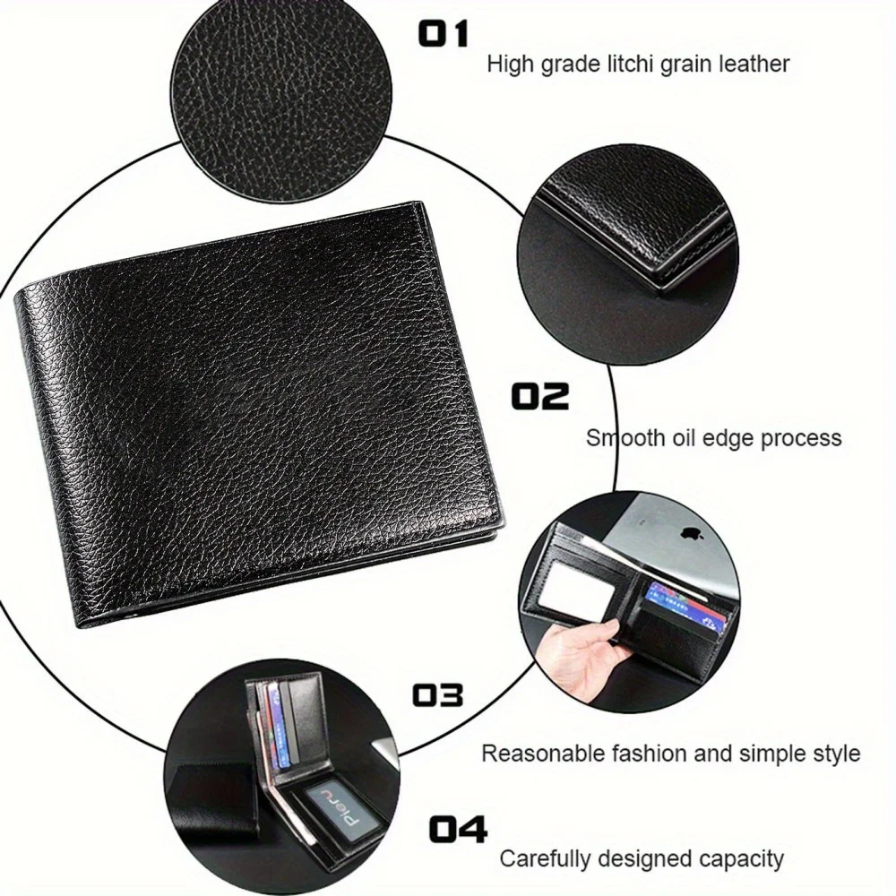 The Notorious BTC Bitcoin King Crown Crypto Wallet Business Mens Casual Elegant Simple Practical Quality Wallet Stylish Printing view 5