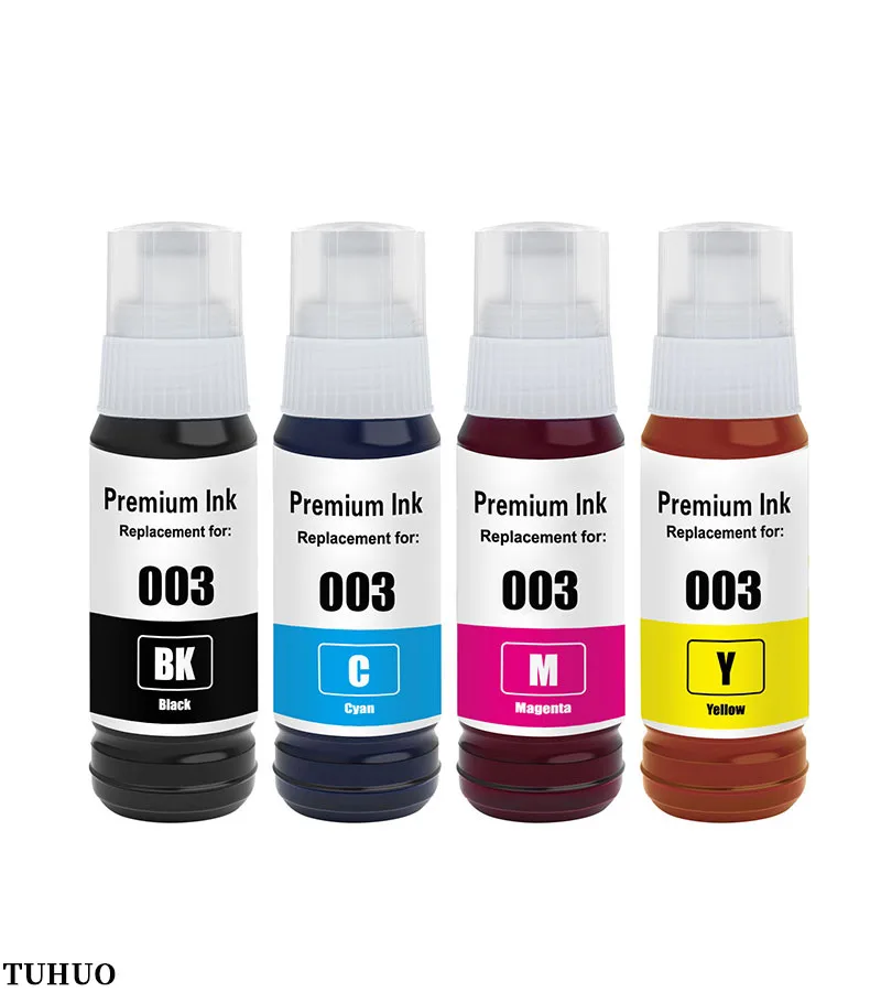 4Pcs 003 Ink Refill Ink Compatible For Epson L3110 003 3110 3100 3101 3110 3150 5190 Printer