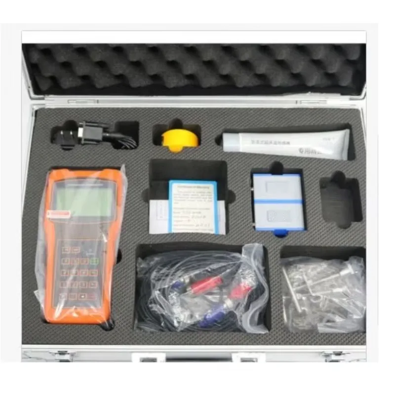 

High Precision Portable Ultrasonic Flowmeter CE OEM No-Invasive Measure DN25-100 DN50-700 DN300-6000 1% Accuracy Stainless Steel