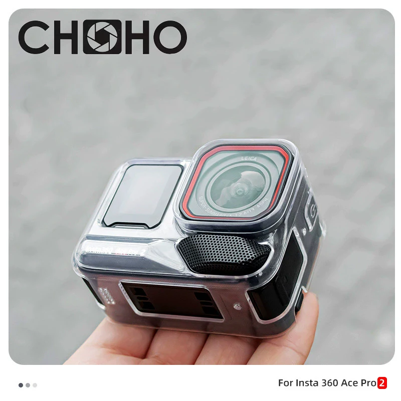 Аксессуары для Insta360 Ace Pro2, чехол из ТПУ, защитный чехол, прозрачный корпус + крышка объектива, крышка для камеры Insta360 ace-pro 2 Аксессуары для Insta360 Ace Pro2, чехол из ТПУ, защитный чехол, прозрачный корпус + крышка объектива, крышка для камеры Insta360 ace-pro 2