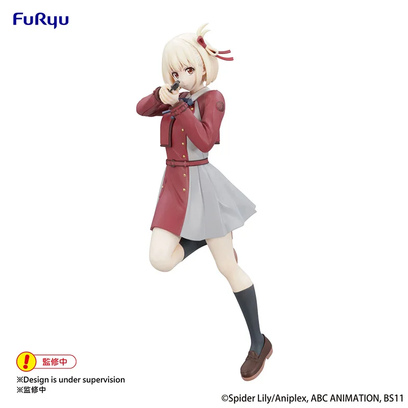 Original FURYU Trio-Try-iT Lycoris Nishikigi Chisato Inoue Takina 21CM PVC Anime Action Figures Model Collection Toy