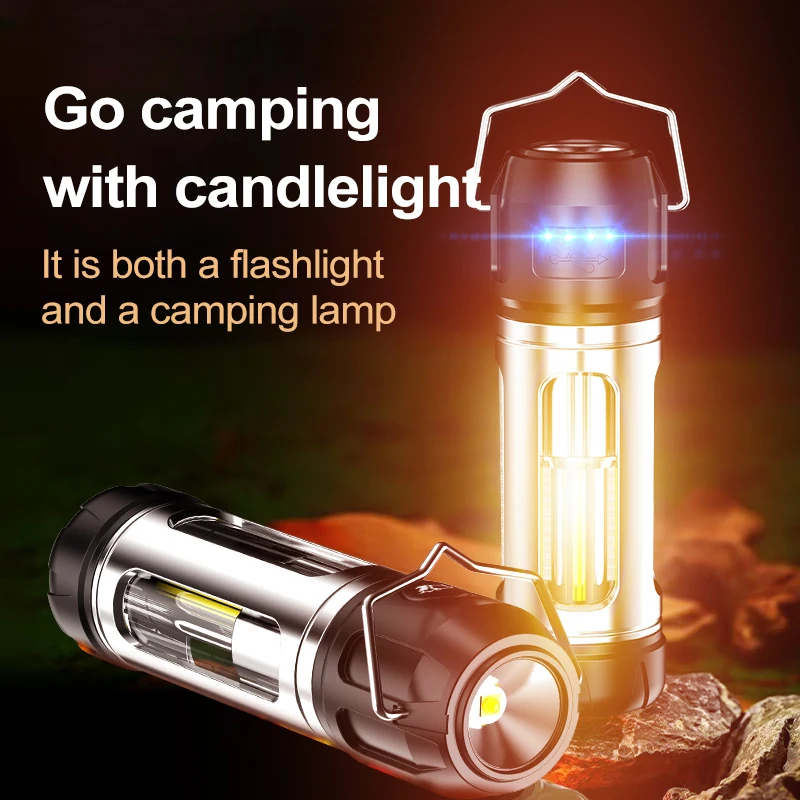 

Уличный фонарик для кемпинга поддерживает различные сцен. Маленький и портативный, используемый TYPE-C для зарядки.