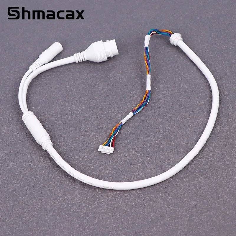Camera Tail Cable Ethernet Lan Cable PoE RJ45 Network Cable 10 Pin 10 Core For IP Camera