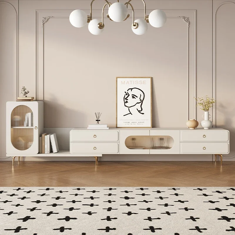 

ZModern Living Room Tv Stands Nordic White Cabinets Universal Wall Tv Table Designer Universal Suporte Para Tv Unique FurnitureZ