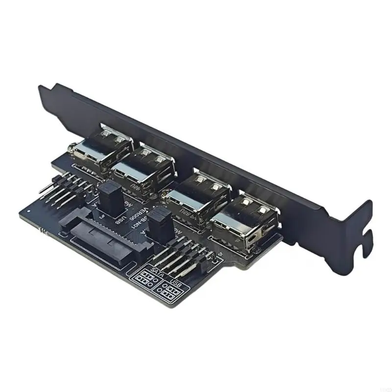 2025 New Universals USB2.0マザーボード拡張拡張ブラケットPCケースアンチ干渉性メタルハウジングをフィーチャーしています