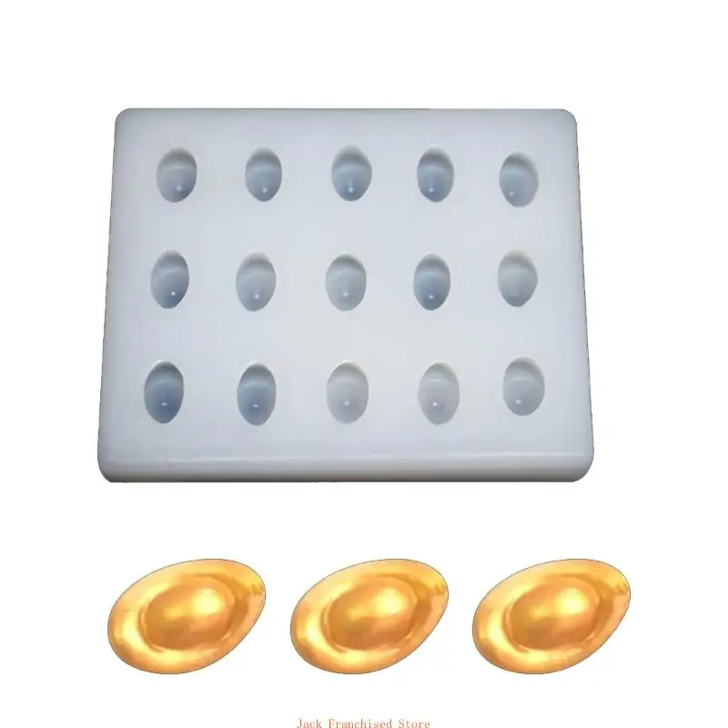 Chocolate Mould Gold Ingot Shaped Silicone Molds Fondant Mold Silicone Material