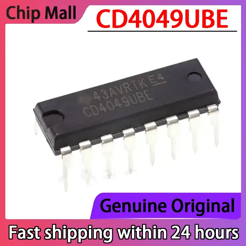 

5 шт. новый оригинальный CD4049UBE CD4049 DIP-16 линейный буферный инвертор
