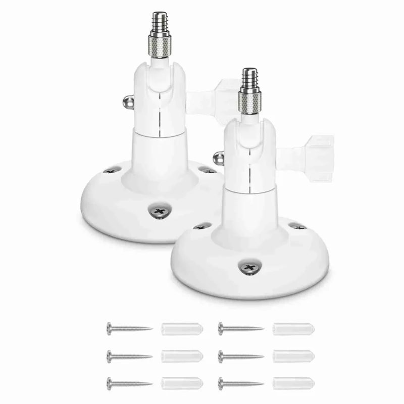 Support mural r�glable pour cam�ra domestique ARLO HD/ARLO PRO/ARLO PRO2/ARLO GO/ARLO ULTRA/WYZE CAM PAN, 2 paquets, pour montage ext�rieur
