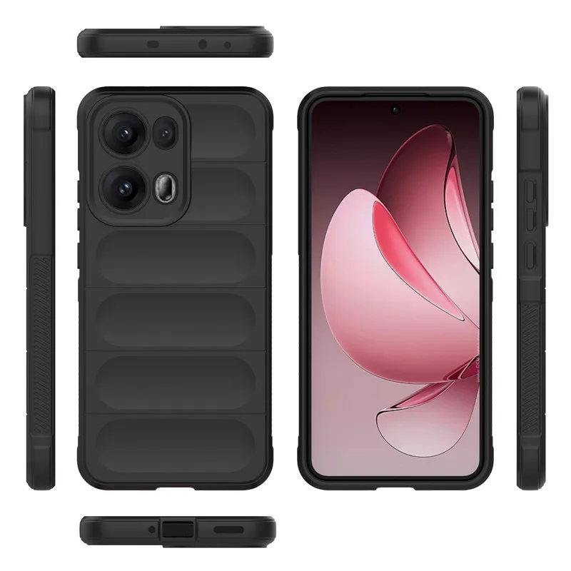 For OPPO Reno13 Pro Cover For OPPO Reno 10 11 12 13 Pro Case Shockproof Rubber Silicone Protective Bumper For Reno 13 Pro