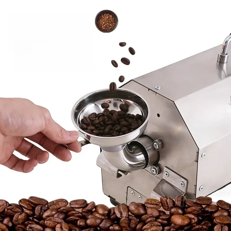 Coffee bean dryer for household and commercial use, for coffee shops