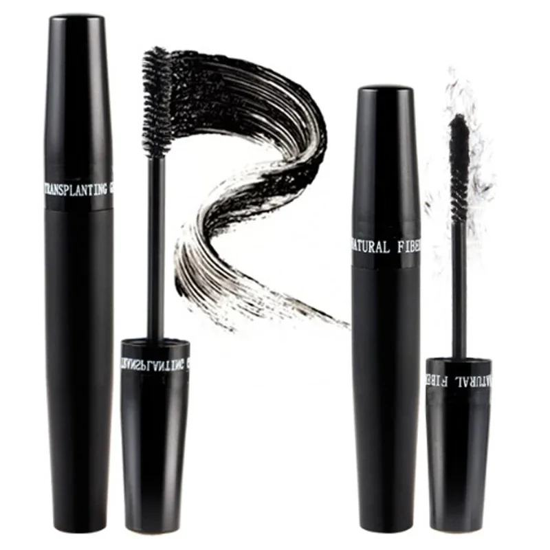 1 Set / 2 Pcs High Quality Love Alpha 3D Fiber Lashes Mascara Rimel Makeup Set Maquiagem Wild Leopard Waterproof Double Mascara