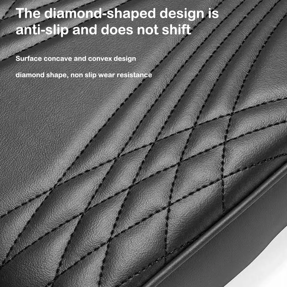 PU Leather Car Armrest Pad Memory Foam Storage Box Vehicle Arm Rest Box Center Console Cover For Mazda Skyactiv MX-30 RX-5 RX-7