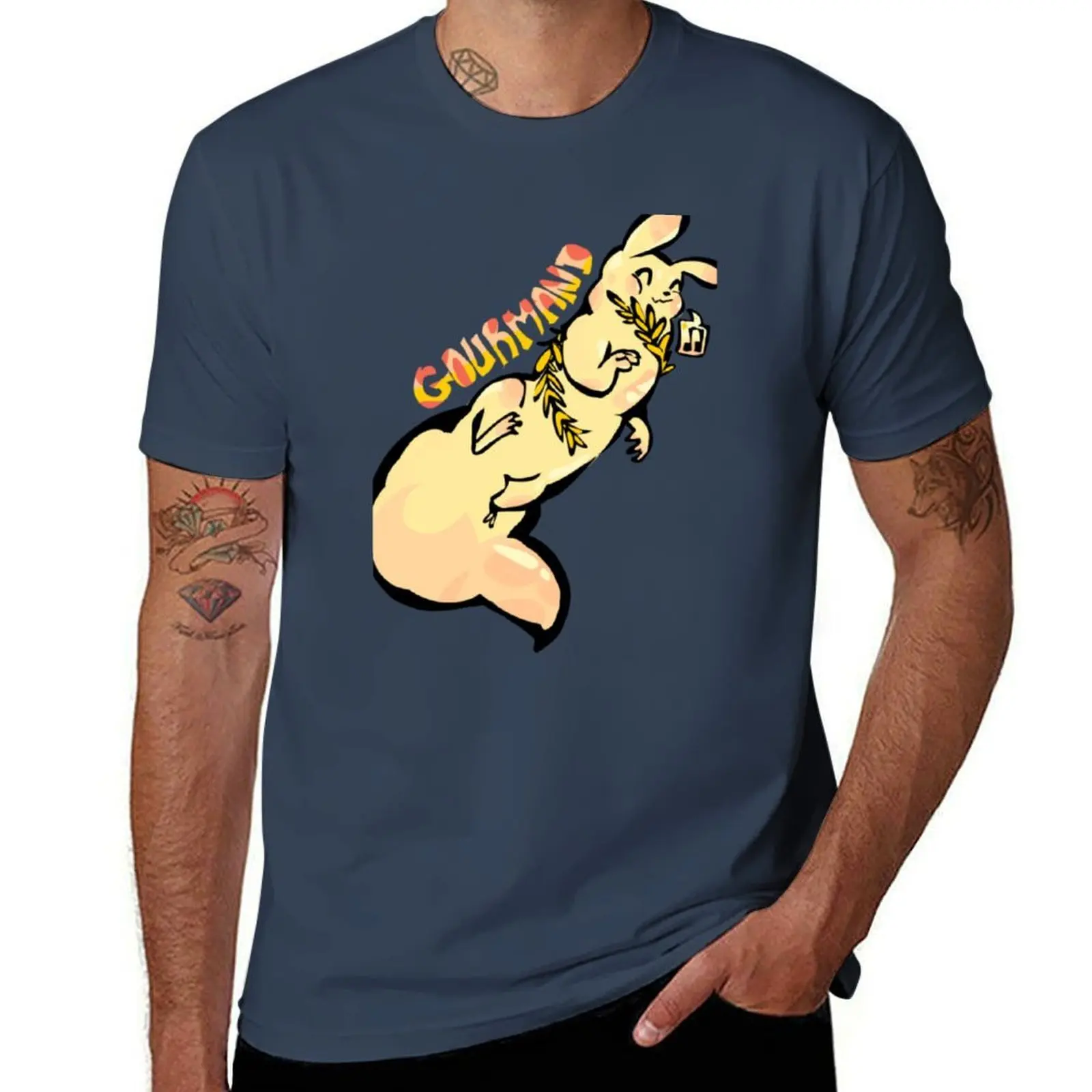 

Gourmand rain world T-Shirt cotton t shirts high quality t shirts for man cotton funny T-Shirt