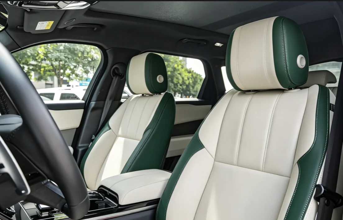 Für Range Rover Velar 2017~2020 Maßgefertigte Autositzbezüge Luxuriöses Nappaleder 100% Passgenau Innenraumzubehör 360 ° Vollständige Abdeckung – Detail 4