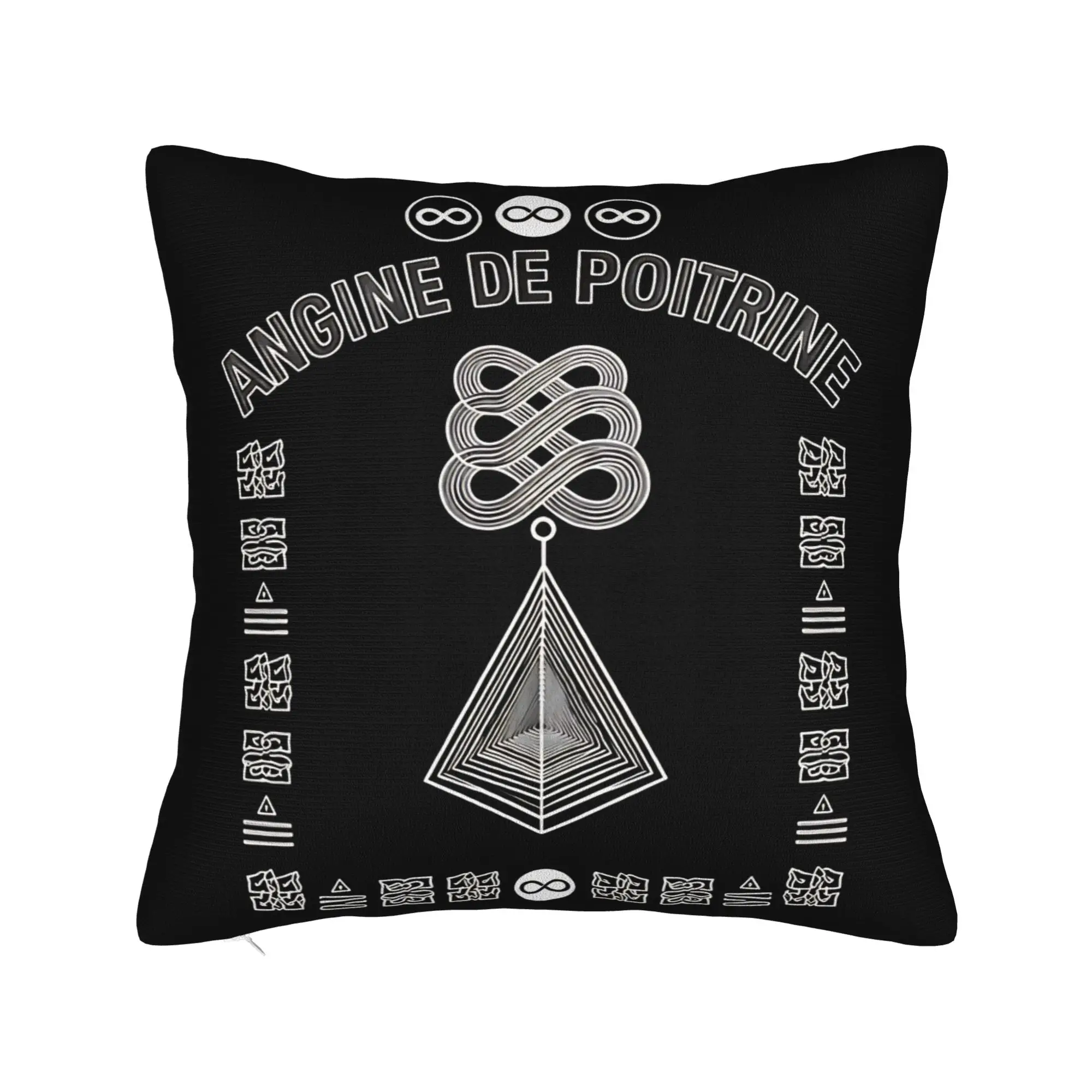 Angine De Poitrine Canada Band Square Pillow Cases  Cushion Covers Awesome Polyester Decorative Pillowcover for Home 40*40cm