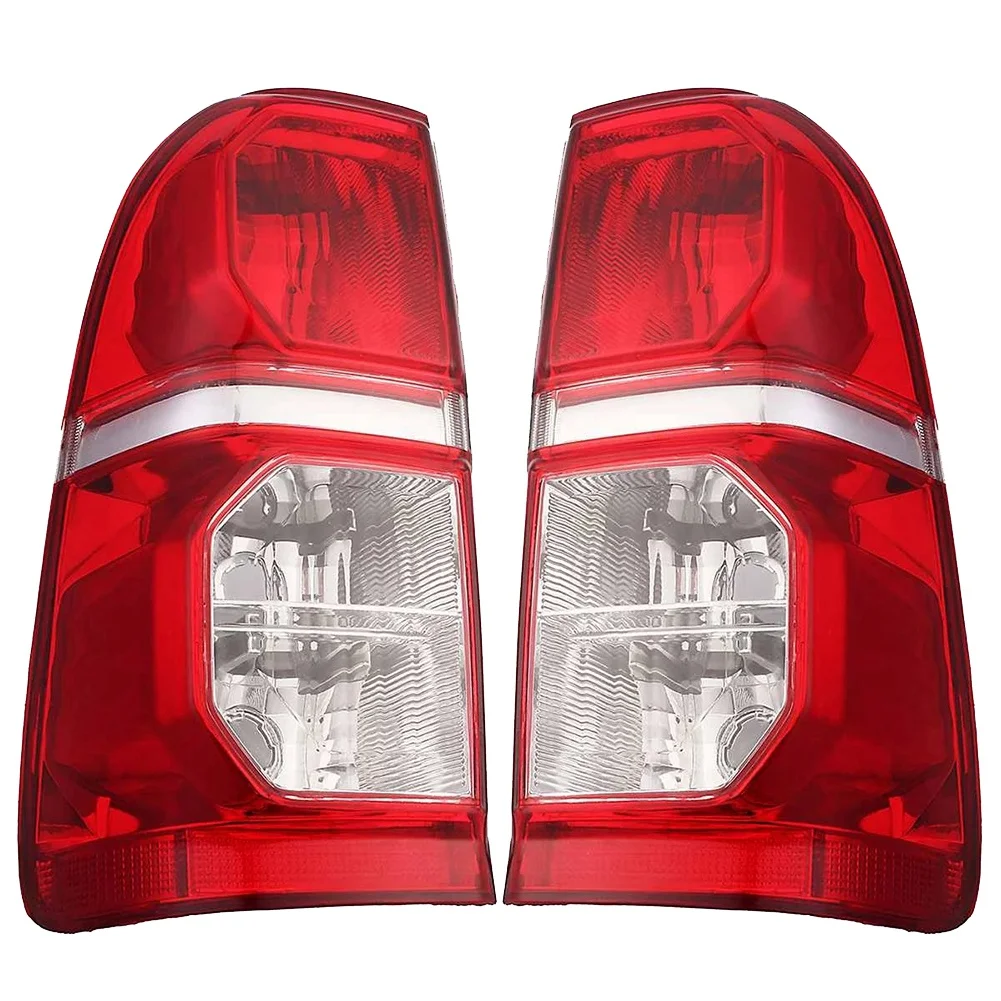 

2Pcs Car Rear Taillight Brake Lamp Tail Lamp Without Bulb For Toyota Hilux 2005 - 2015