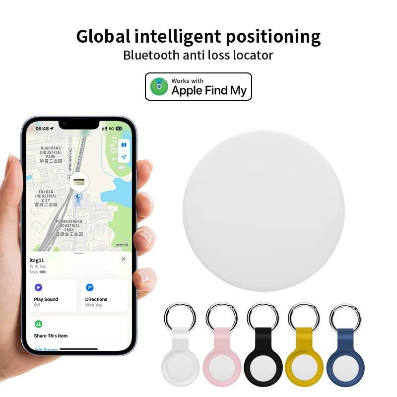 RSH Smart Airtag Bluetooth GPS Tracker Work withiOS System Air Tag Tracker Mini Locator Bag Luggage Suitcase Pet Key Finder