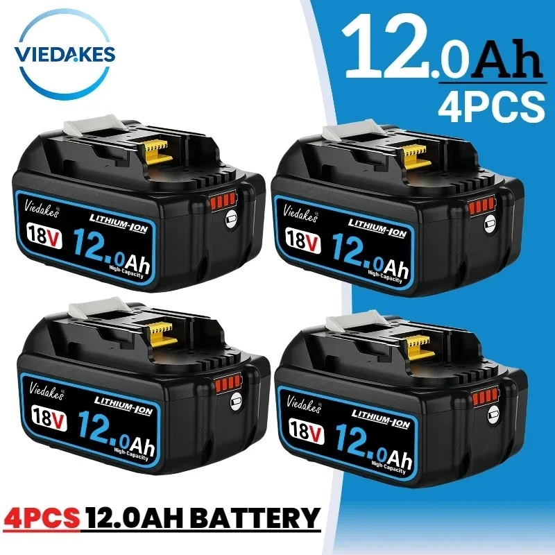 NIEUWE Originele Voor Makita 18V Batterij 12000mAh Compatibel met DTD173 DHP487 DJV182 Professionele Power Tools batterij ♔ ♨