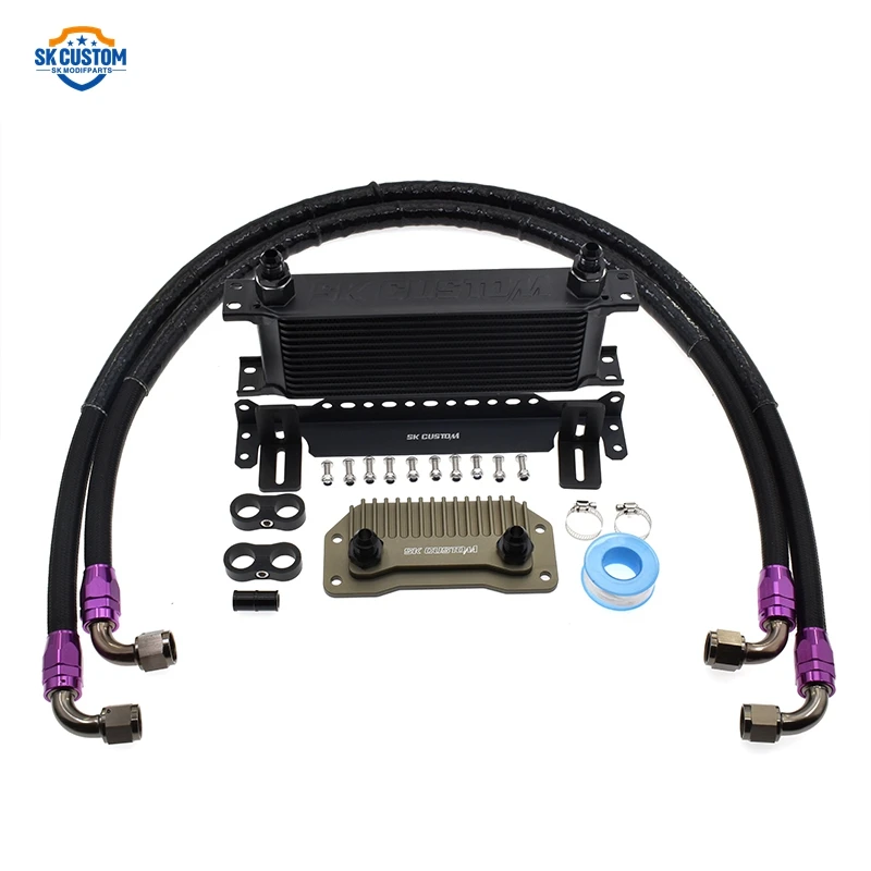 MSSK CUSTOM Oil Cooler Kit for Volvo S60L XC60 V40 V60 Cross Country 2.0T T5 T6 Engine Cooler Kit OE 31293761 31368636