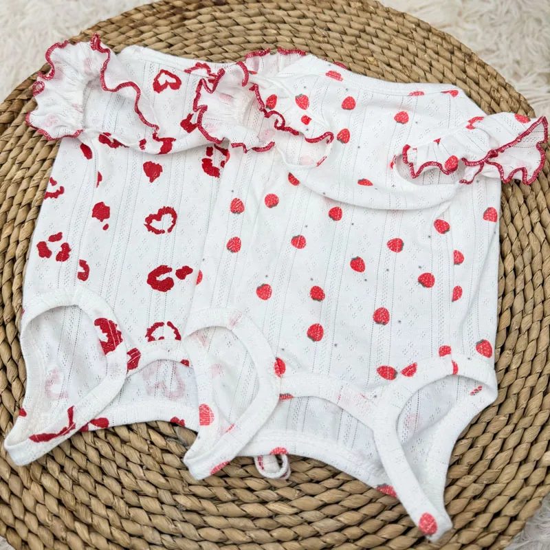 Pijama estampado overol para perros pequeños verano Yorkie cachorros - imagen 2