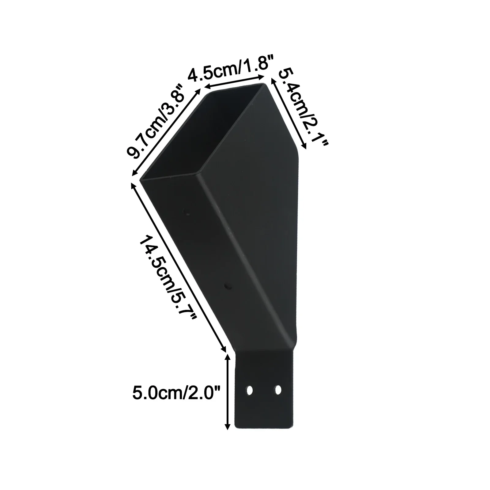 Projetos ao ar livre Projetos DIY Suportes de ângulo de 45 graus 3,8 1,8 5,7 2,1 2,0 polegadas Aplicação versátil resistente