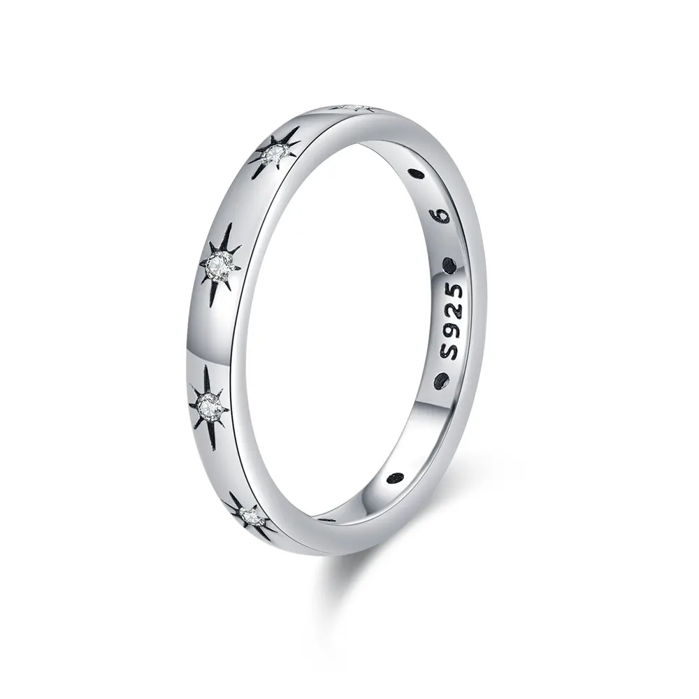 Women's 925 Sterling Silver Irregular Double Pearl Ring