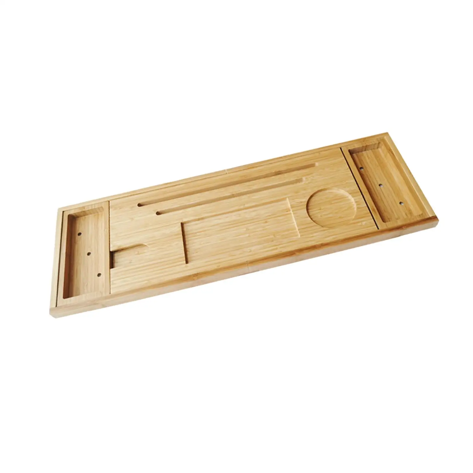 

Adjustable Bath Tub Tray Stretchable Decorative Phone Holders for Bathroom