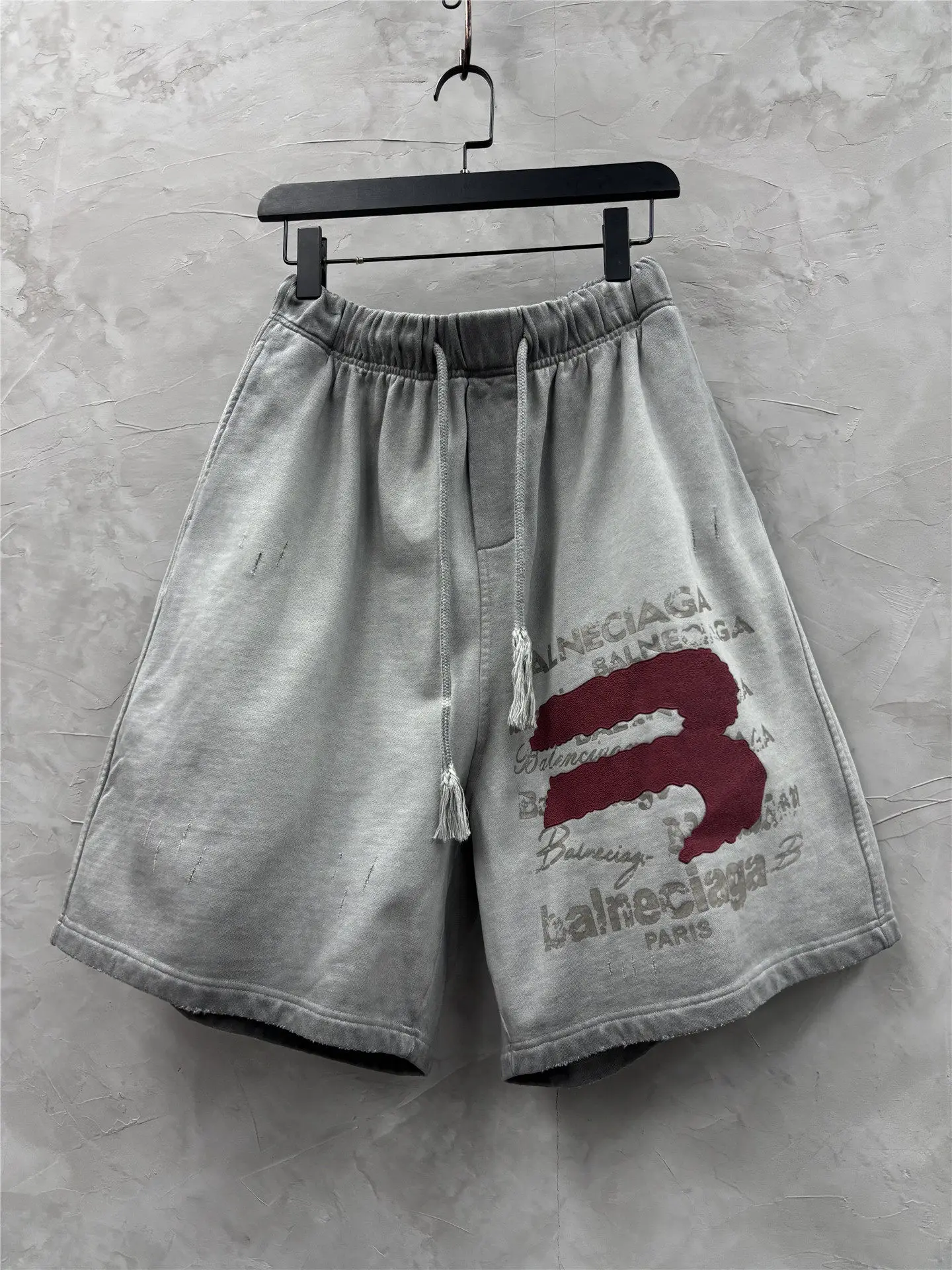 Waste Soil Retro Washed Worn Loose Shorts Fashion Trend Floral Print Casual Jumpsuit Summer Ruan Handsome Cropped Pants
