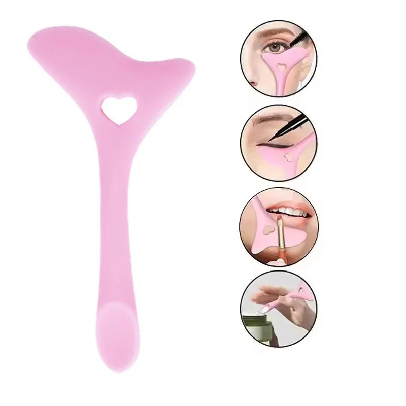 1/2/3/4Pcs Upgraded Silicone Eye Makeup Assistant Tool For Perfect Eyeliner Eyeliner Stencils Included