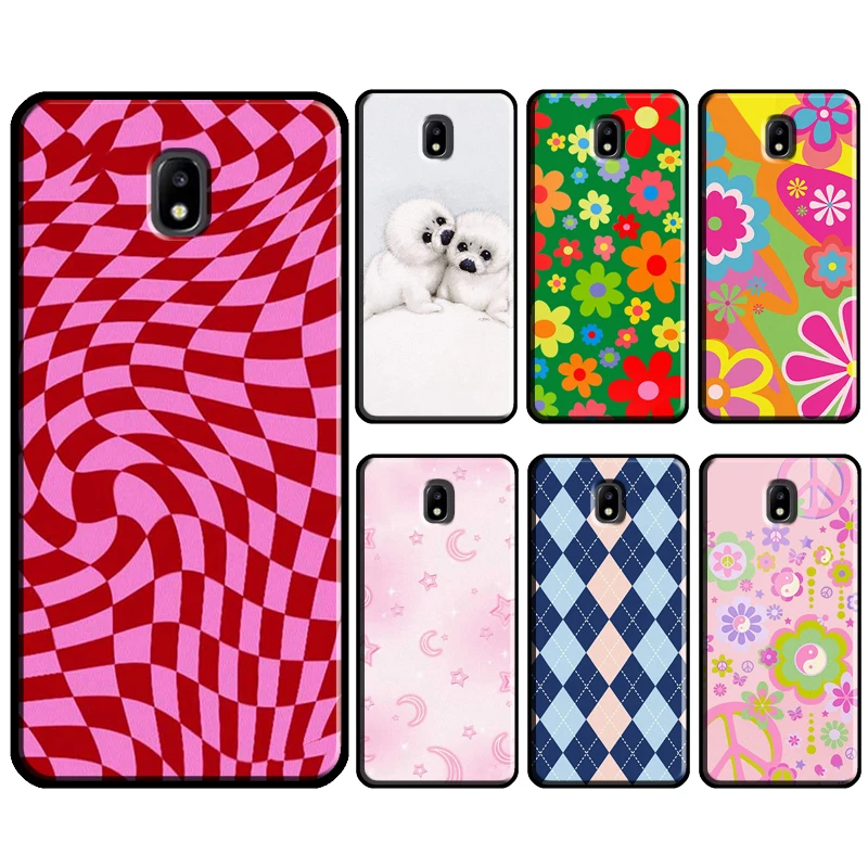 Peacr N Luv Flower Power Slumber Party Case For Samsung J6 J4 Plus A6 A8 A9 J8 J2 Core 2018 A3 A5 2016 J3 J5 J7 2017 Phone Cover