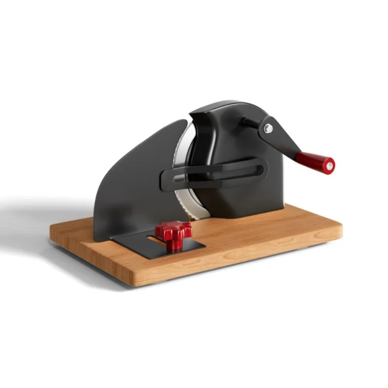 Adjustable Hand Crank Bread Slicer, Manual Food Cutter For Toast, Cheese, Ham And Lamb Slices