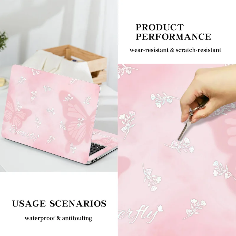 ملصق للكمبيوتر المحمول من محولات ذاتية الصنع مقاس 12/13/14/15/17 بوصة لجهاز MacBook/HP/Acer/Dell/ASUS/Lenovo