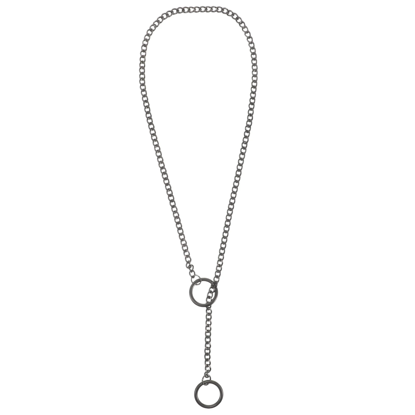 

Punk Choker Necklace For Women Stainless Steel Chain Goth Jewelry Chunky Drop Pendant Necklaces Rave Party Wear