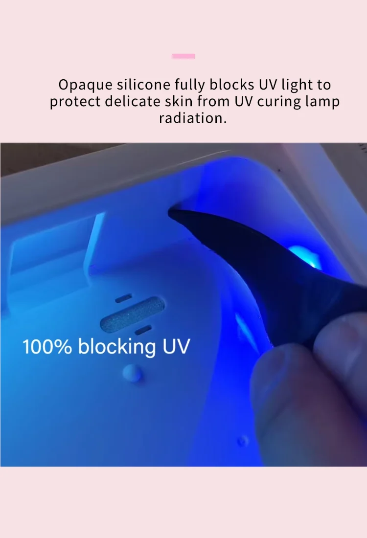 RISI Wimpern-Silikon-UV-Schutzpads: Schwarze UV-Schutzpads für Wimpernverlängerungen, Augengel-Pads, schwarze Augenpads, UV-Augenpads, Patches – Detail 3