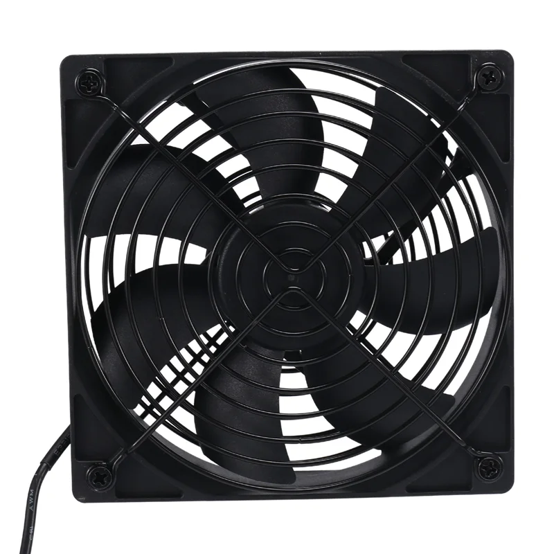 Ventiladores duplos de roteador de PC alimentados por USB de 120 mm 5V com controlador de velocidade Ventilador de resfriamento de alto fluxo de ar para receptor de modem de roteador