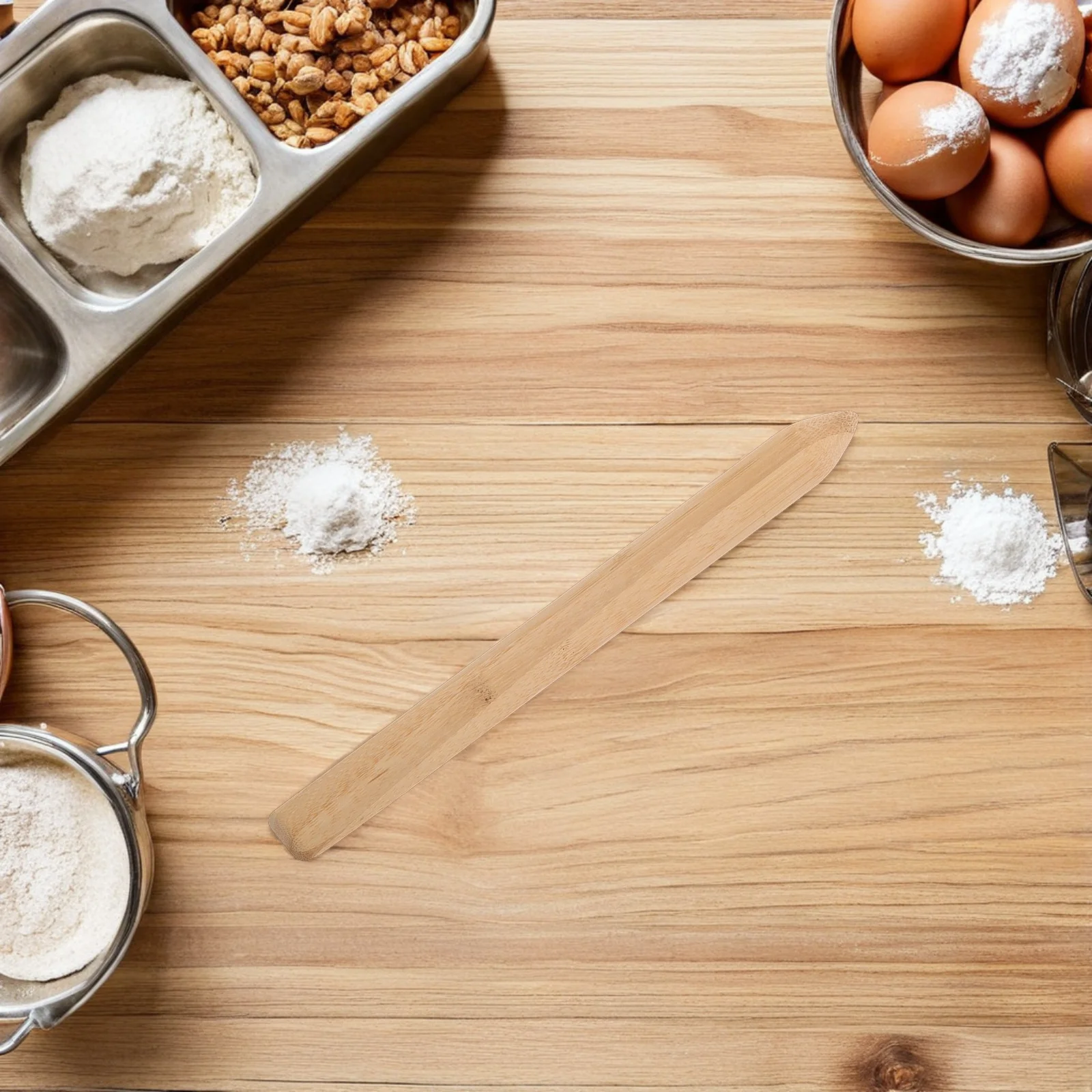 

2Pcs Wooden Danish Whisk Sourdough Bread Mixing Stick Baking Cake Dough Kneading Tool Effortless Blend Dutch Mixer