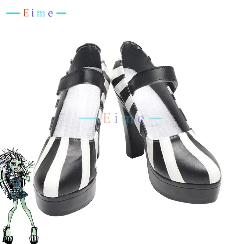 

Обувь для косплея Frankie Stein, карнавальные ботинки на Хэллоуин, обувь из искусственной кожи, реквизит для косплея, индивидуальный заказ