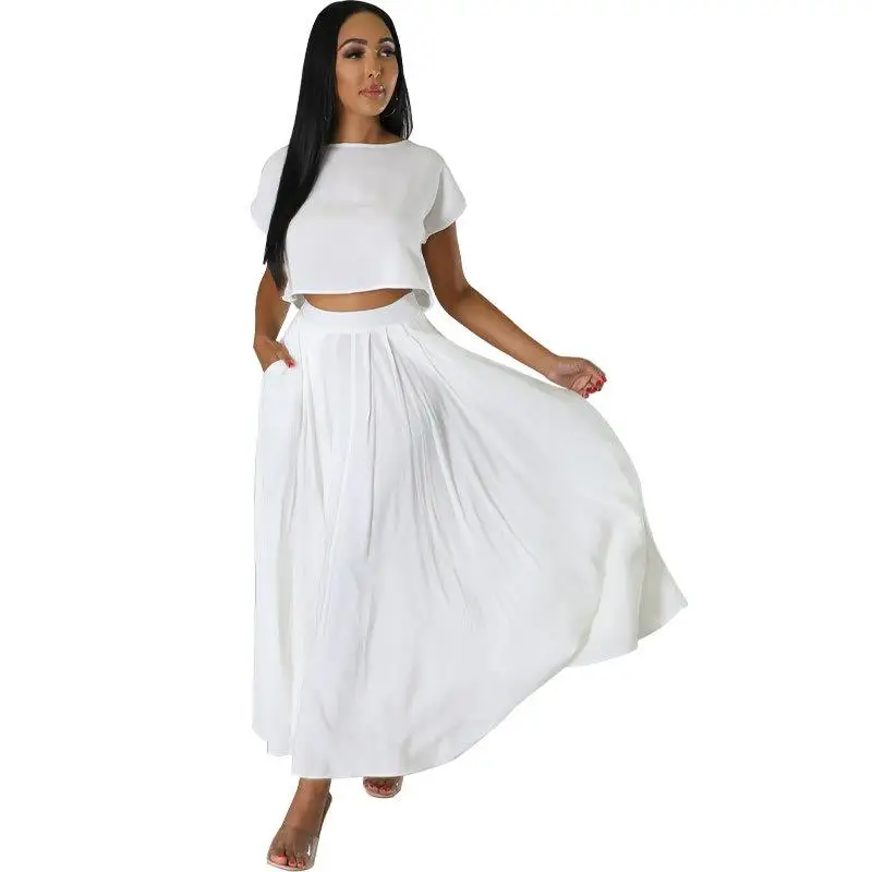 

Women's Faion Casual Two-Piece Suit Skirt Set Comfortable Breathable Lightweight Material Other Material 00% Other Pattern