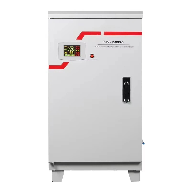 Relé monofásico 15KVA Power Manager tipo 220V regulador de tensão automático com display de diodo emissor de luz de corrente CA