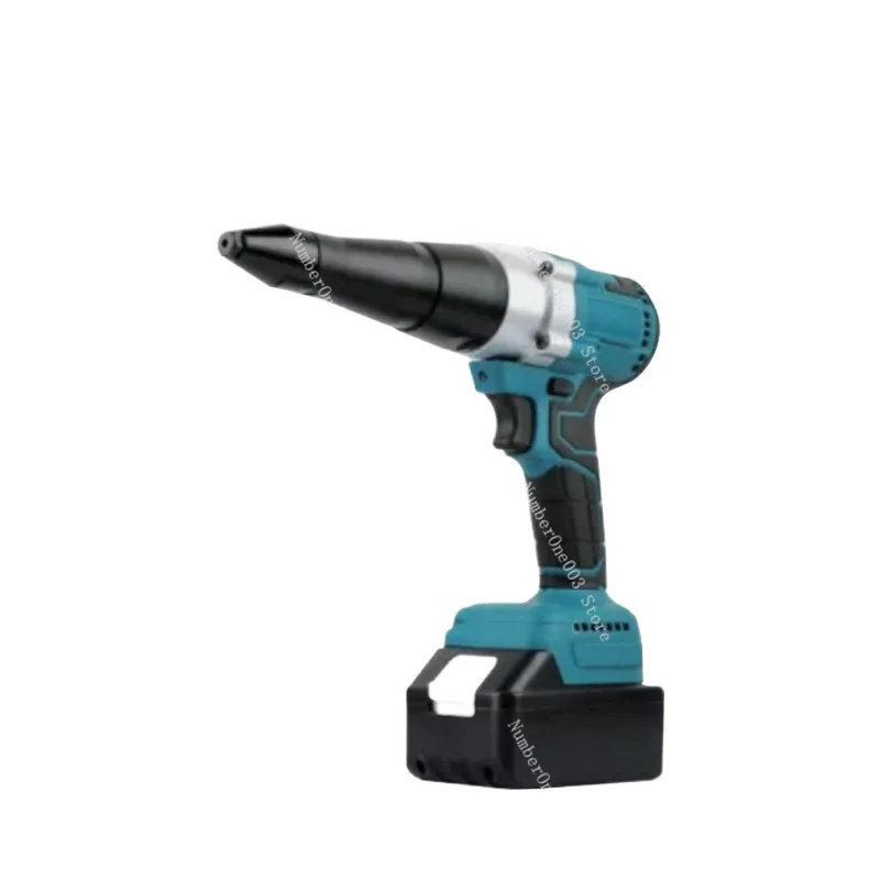 Foreign Trade Rivet Gun Fully Automatic Riveting Gun Press Riveting Gun Brushless Lithium Battery Stainless Steel Core-Pulling