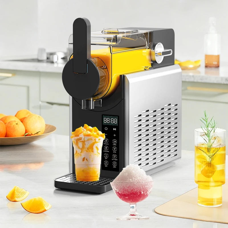 

2025 New 6 In 1 Iced Milk Shake Frozen Cocktail Ice Cream Maker Digital Frappe Drink Cold Juice Slushie Slush Machine