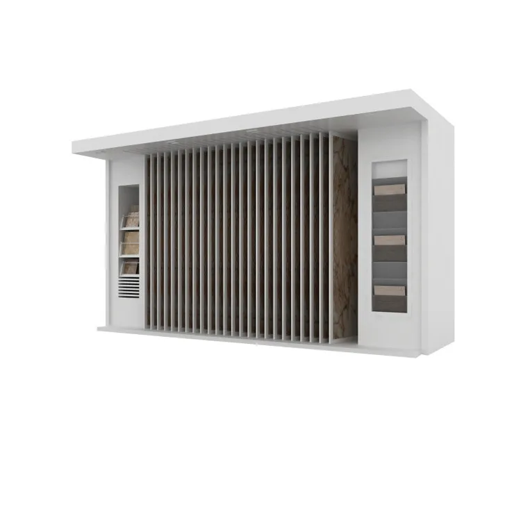 Store Showroom Drawer Slots Combination Ceramic Tile Display Rack Metal Stone Mosaic Showcase Cabinet Displays Stand Racks