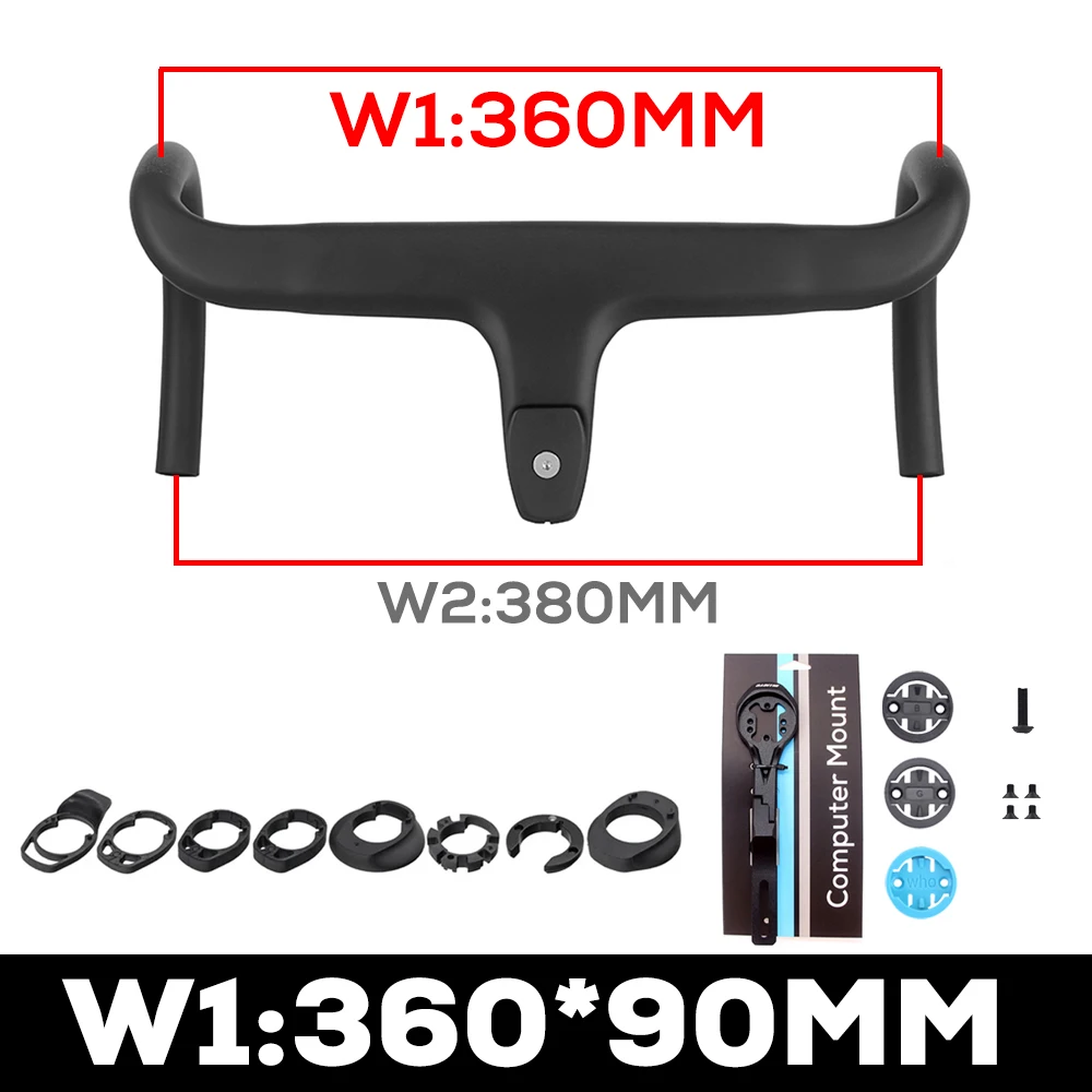 【極美品】CarbonFiberMTB IntegratedHandlebar Sb4a176794afd40b8aac30fb32d51d