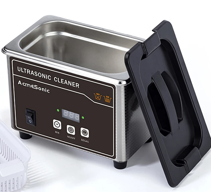 for Ultrasonic Cleaner Bath For jewelry Watches Glasses 40KHz Stainless Steel Sonic Cleaner 110V 220V Washing Machine Household