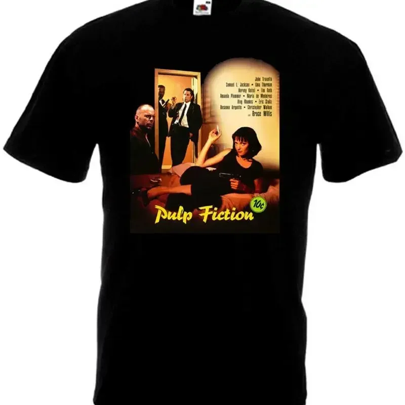 Pulp Fiction v25 T shirt black Quentin Tarantino all sizes S 5XL