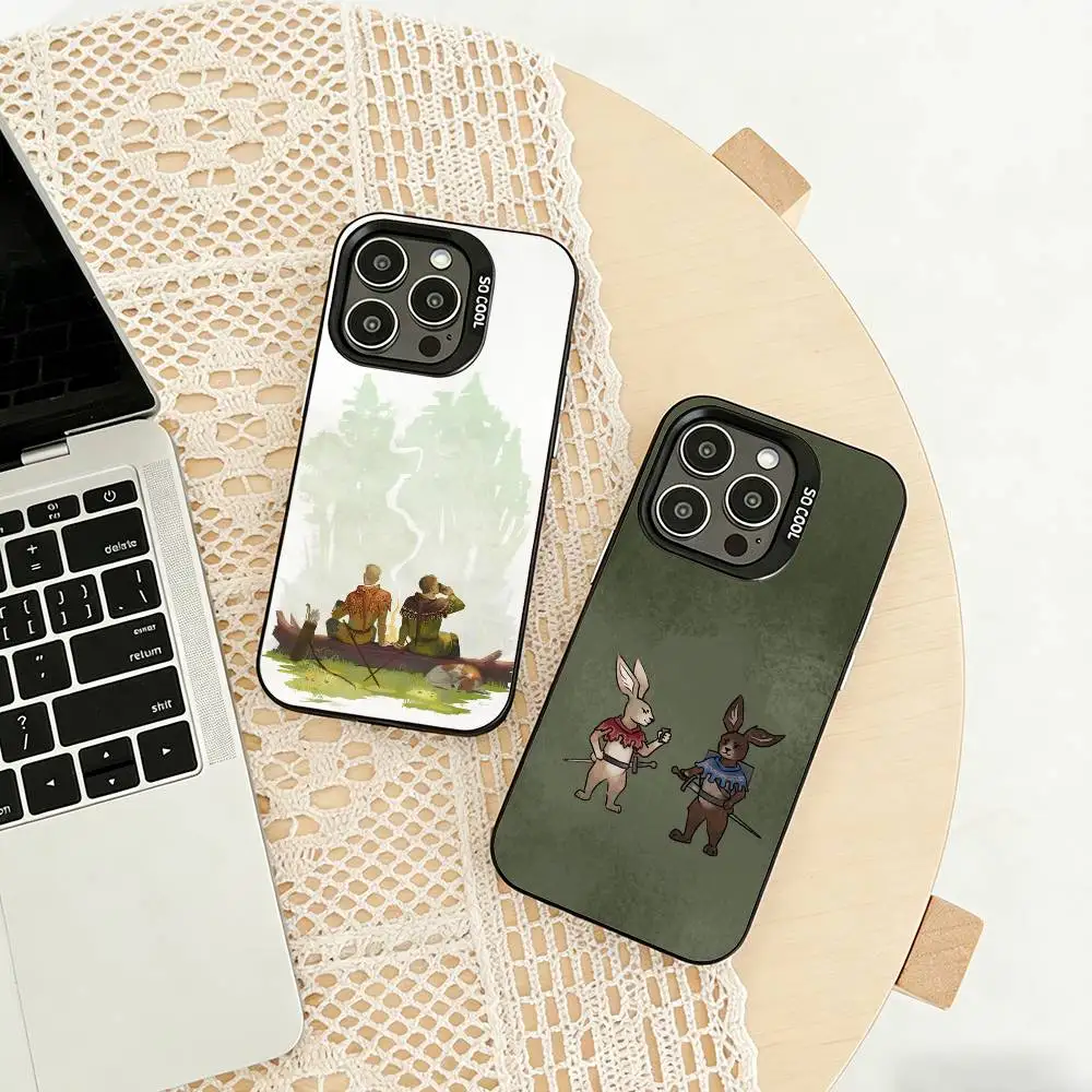 

k-KCD Kingdom Come Deliverance Phone Case For iPhone 17,16,15,14,13,12,11 Plus,Pro Max,XS,Colored silver phone case