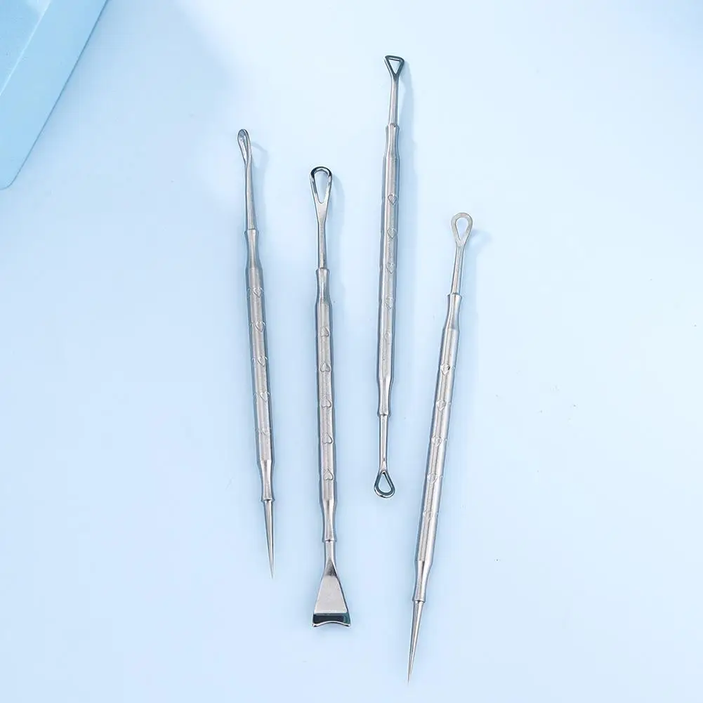 Blackhead Remover Pimple Popper Tool Acne Needle Removing Treatment Comedone Whitehead Popping Zit Nose Face Blemish Extractor