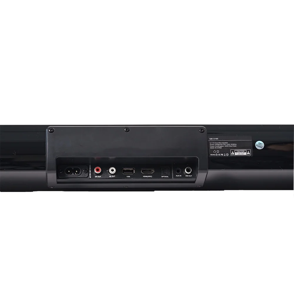 Imagem -04 - Vofull-sistema Home Theater sem Fio Soundbar 5.0 5.1 Venda Quente Novo