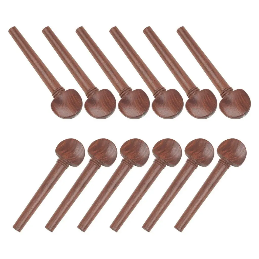 Wooden Violin Tuner Pegs Fiddle Bridge Replacement String Pegs for Professional Violin 4x4 Equipment